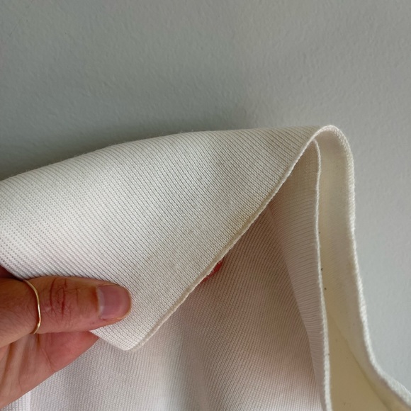 Zara Knit Ivory Cropped Sweater with flare sleeves - Picture 12 of 12